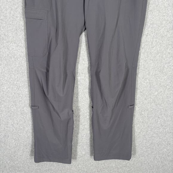 REI Sahara Pants Size 8P Convertible Roll Up Stretch Cargo Hiking Trail Climb‎ - Picture 4 of 16